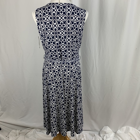 NWT Charter Club Sleeveless Scoop Neck Fit & Flare Dress - Picture 4 of 7